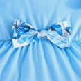 thumbnail image 6 of mgoYE Baby Girl Clothes 6-9 Months Baby Girl Clothes Toddler Girl Outfits Infant Girl Summer Clothes for Girl Ruffle Shirt Pants+Cute Headband 3PCS(Blue,6-9 Months), 6 of 7