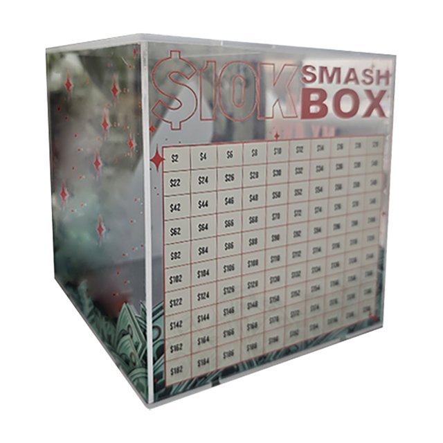 MVRLSH Liquidation! Boîte d'Épargne Planification Budget Banque Design Acrylique Idéal pour Objets de Valeur et Fonds d'Urgence une et Solution d'Épargne Portable