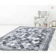 thumbnail image 5 of Concord Global Trading 32362 2 x 7 ft. Positano Siena Trellis Runner Rug, Gray, 5 of 5