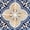 Blue/Orange, variant on Mi Alma Orange Multi Vintage Peel & Stick Vinyl Backsplash Tiles 5x5, 24 pcs