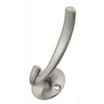 thumbnail image 1 of Satin Nickel Double Coat Hook, 1 of 1