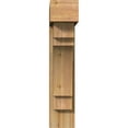 thumbnail image 2 of Ekena Millwork 8"W x 30"D x 38"H Merced Block Rough Sawn Bracket w/ Offset Brace, Western Red Cedar, 2 of 25