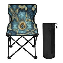 YAZAOO Camping Chairs Modern Spirals Of Serenity Pattern Folding chair
