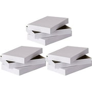 Fifth Ave Kraft Shirt Gift Boxes (Pack of 10), White