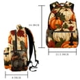 thumbnail image 2 of Lightweight Backpack Thanksgiving Pumpkin School Bag Travel Laptop Daypack for Men Women Casual Rucksack, 2 of 6