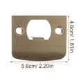 thumbnail image 2 of HINTRMENT 4 Pcs Plaque de Porte Universelle en Acier Inoxydable Doré Option Sécurisée, 2 of 5