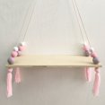 thumbnail image 2 of Decoración Nórdica Para Niños, Estante De Almacenamiento Con Borlas, Estante Para Colgar En La Pared, Juguetes De Madera, Modelo De Habitación Para Bebés Y Niños, Decoración Ártica Para El Hogar Methold HA026156-03, 2 of 6