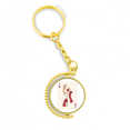 thumbnail image 1 of Cartas Corazon J patron Anillo de oro de metal llavero llavero, 1 of 3