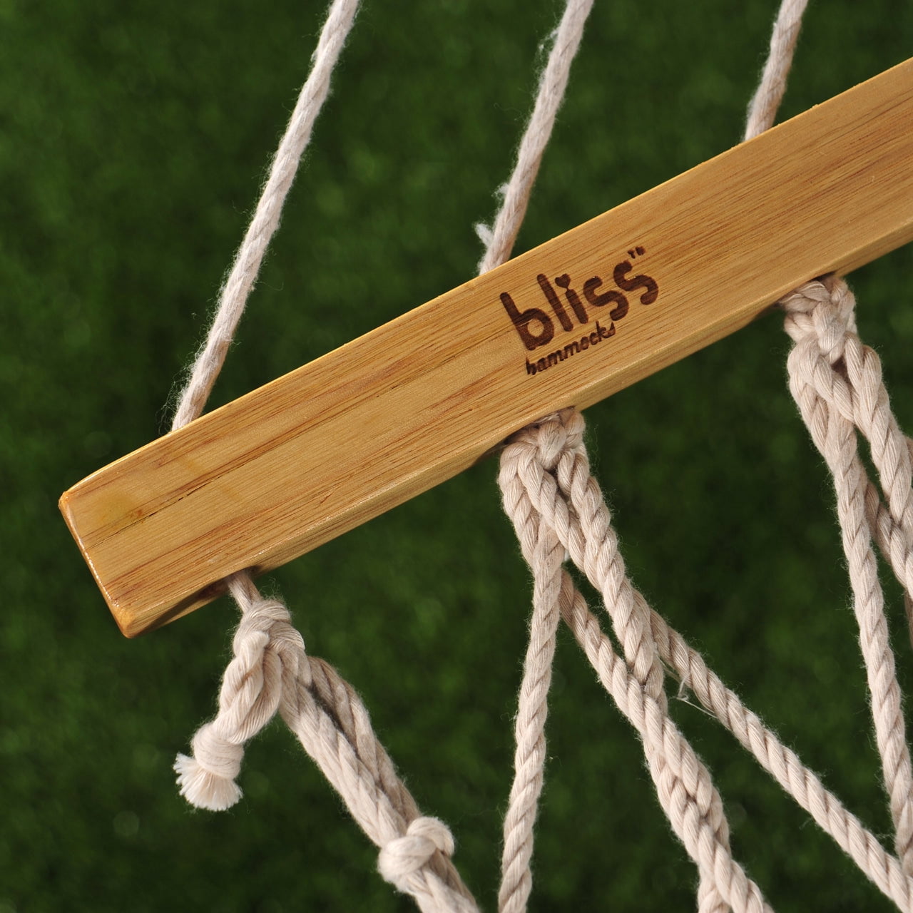 Bliss Hammocks Polyester Rope Hammock w/ Spreader Bars, 80" L x 60" W