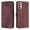Brown, variant on Phone Case for Motorola Moto G Stylus 2022 5G Flip Folio Wallet Kickstand Magnetic Card Slots Cover