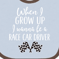 thumbnail image 4 of Inktastic Future Race Car Driver Childs Boys Baby Bib, 4 of 4