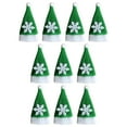 thumbnail image 4 of 10x Portacubiertos Navideños Gorro de Papá Noel Bolsa de Cubiertos Pequeña Gorro de Peluche Tapa de Botella de Vino para Decoración de Fiesta en, 4 of 8