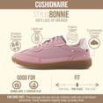 thumbnail image 3 of Cushionaire Bonnie Girls Tennis Shoes Lightweight Lace-Up Kids Sneakers, 3 of 19