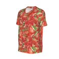 thumbnail image 2 of Rocae Strawberry for Breathable Men's Baseball T-Shirt Fashionable Casual Baseball Jersey, Moisture-wicking Sportswear 4X-Large, 2 of 9
