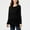 Black, variant on Dxzfnsa Fall Maternity Clothes Breastfeeding shirts for Women Womens Fashion Casual Solid Color Flounce Tops 2025 Trendy Crew Neck Long Sleeve Pregnant Dressy Blouses