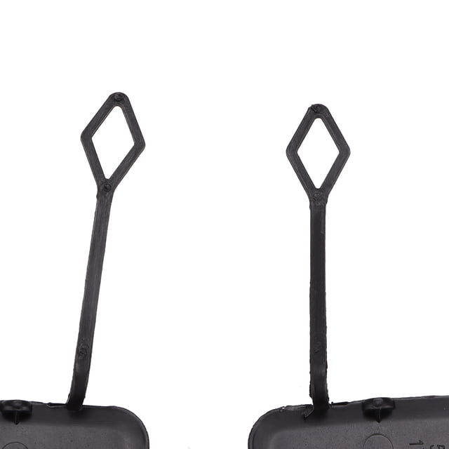 Tapa de cubierta de gancho de remolque para parachoques trasero, repuesto de ABS negro para X3 F25 2011-2014, 51127272415, 2 uds.