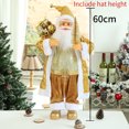 thumbnail image 3 of Muñecos de Papá Noel de pie grandes de 60 cm, colgantes navideños 2024, decoración de árbol de Navidad para el hogar, regalos de Navidad para niños, 3 of 5