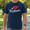 thumbnail image 2 of Heartbreaker T-Shirt – Funny Broken Heart Graphic Tee, Sassy Valentine’s Day Shirt, Bold Love & Dating Humor Top, 2 of 5