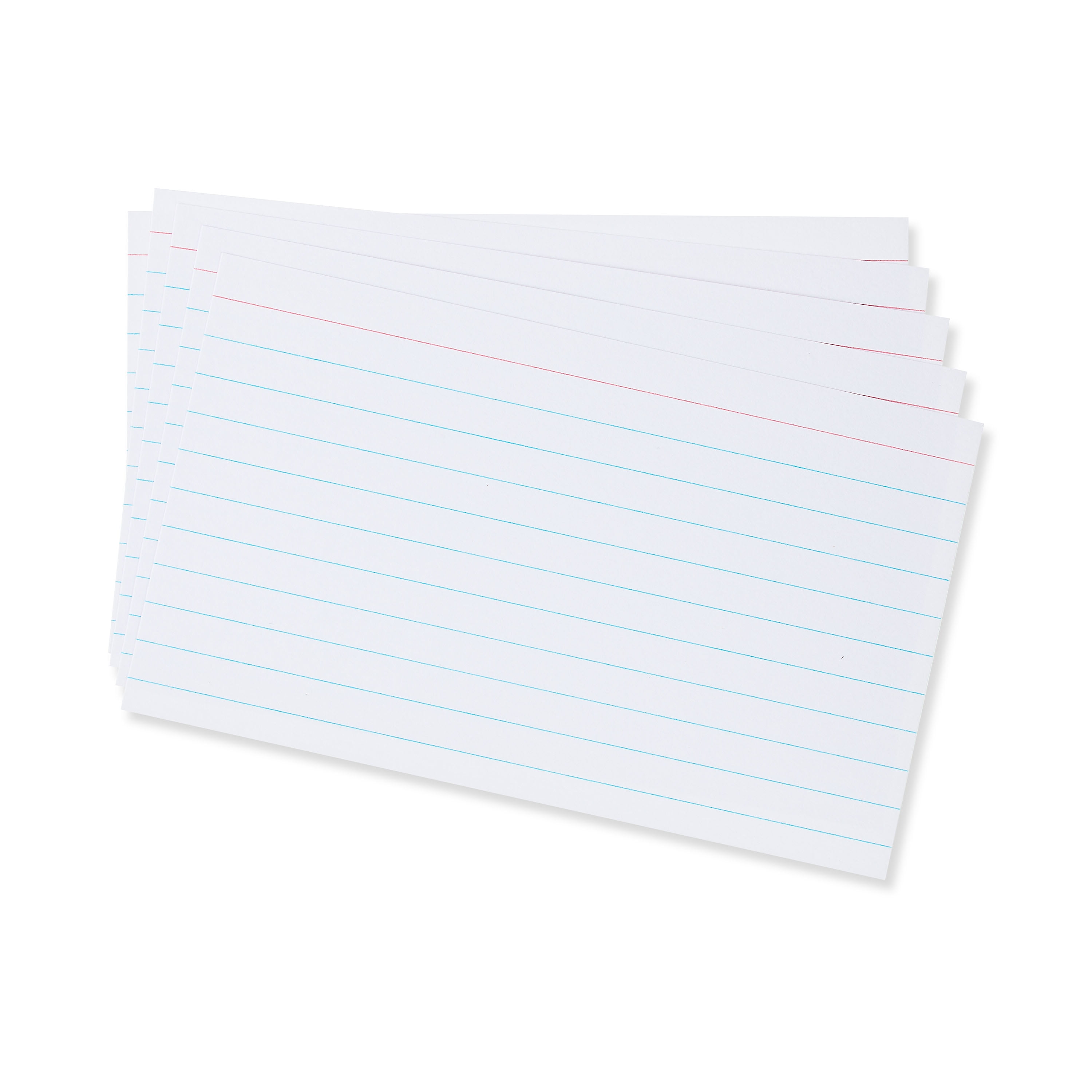 Pen+Gear Ruled Index Cards, White, 300 Count, 3" x 5"