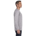thumbnail image 3 of Gildan Heavy Cotton 5.3 oz. Long-Sleeve Men T-Shirt Sport Grey X-Large, 3 of 3