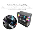 thumbnail image 3 of Funda para juegos de PC Montech XR ATX Mid-Tower con 3 ventiladores negra, 3 of 3