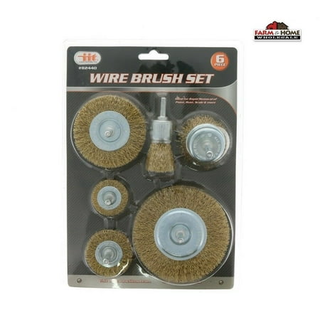 

6pc Wire Wheel Cup Brush Set 1/4 Shank ~ New