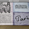 thumbnail image 6 of Ambesonne Paris Place Mats Set of 4, Eiffel Tower Love Letter, Standard Size, Multicolor, 6 of 6