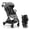 Gray, variant on Gromast Compact Fold Baby Stroller, Lightweight Travel Toddler Stroller with One-Click Fold, Extendable UPF50+ Canopy, Cup Holder, UV Protected and Waterproof, One-Hand Folding - Black