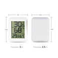 thumbnail image 2 of Digital Hygrometer Thermometer Indoor Outdoor Humidity Meter Room Thermometer and, 2 of 8