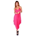 thumbnail image 2 of SR Women's Casual Solid Spaghetti Strap Loose Fit Harem Jumpsuit, Small, Coral, 2 of 4