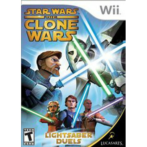verteren kassa zwavel Star Wars Clone Wars Lightsaber Duels - Nintendo Wii (Used) - Walmart.com