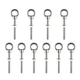 thumbnail image 3 of BTOER 10 Pcs Boulons à Œil Filetés avec Rondelles d'Écrou Acier Inoxydable 316 Qualité Bateau, 3 of 8