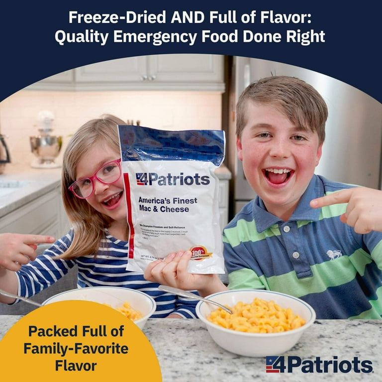 4Patriots 6-Month Emergency Non-Perishable Meal Prep Supply for