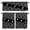 Black, variant on 3 Piece Kitchen Curtains and Valances Set Boho Geometric Cafe Curtains 24 Inch Length Modern Abstract Sun Lines Black Valance & Tier Curtain for Living Room Bedroom Small Window 54"x18"+27"x24"*2
