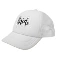 thumbnail image 2 of Gorra de béisbol para niños, gorra de malla transpirable para camionero, sombrilla decorativa, gorra con visera para niños, brillo blanco, 2 of 5