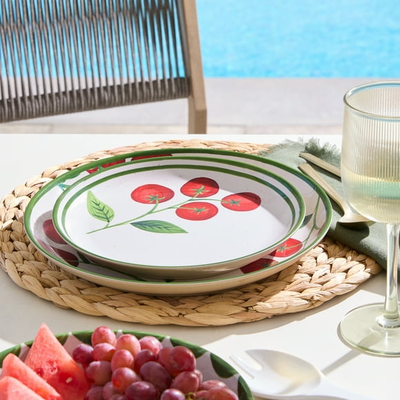 Better Homes & Gardens Assiette à Salade en Bambou Mélamine 8.75 Inch