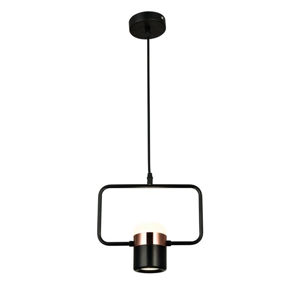 CWI Lighting Mini Pendentif à DEL vers le Bas avec Fini Noir