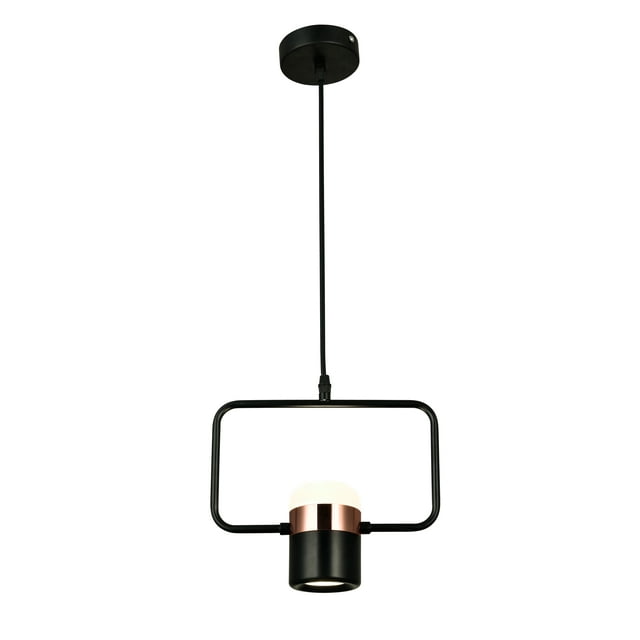 CWI Lighting Mini Pendentif LED avec Finition Noire
