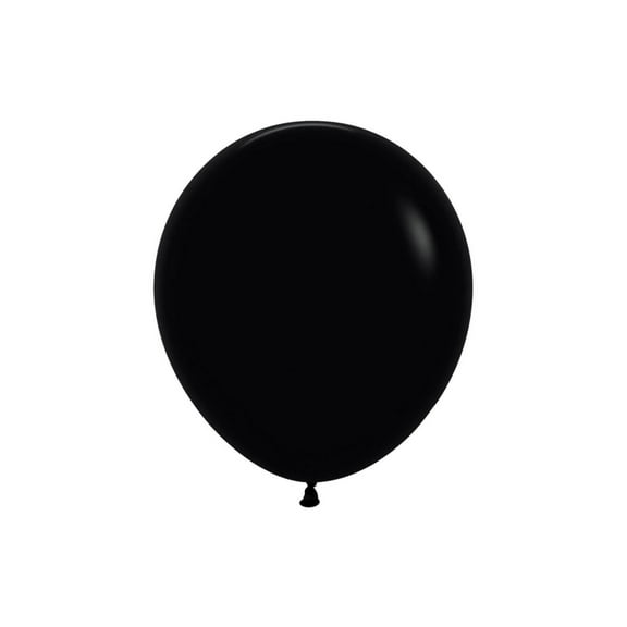 Sempertex - 36in Fashion Black Latex Balloons (2pcs)