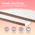 thumbnail image 3 of 6PCS Cake Drums Circle 10 Inch,1/2 In Card Board Plate Bases,Food Grade & Oil-Resistant,For Cake Display Baking Party Birthday Anniversary, 3 of 4