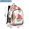 thumbnail image 2 of FORMRS Unisex School Backpack 17" Student Travel Bag with Laptop Compartment, Cartoon Watermelon, 2 of 7