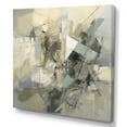 thumbnail image 2 of DESIGN ART Designart "Grey Beige Geometric Blend Iii" Minimalism Canvas Print 24 in. wide x 24 in. high, 2 of 5