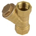 thumbnail image 4 of 1/2" Filter Valve Connector, BSPP Female Thread Y Shaped Brass Strainer Filter Valve Connector For Water Oil Separation, 4 of 8