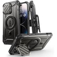 thumbnail image 1 of wonima11 SUPCASE for iPhone 14 Pro Max Case with Camera Cover Stand (UB Mag XT) , [Compatible with MagSafe] [Built-in Belt-Clip] Heavy Duty Magnetic Phone Case for iPhone 13 Pro Max, Black, 1 of 1