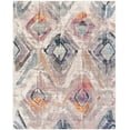 thumbnail image 2 of SAFAVIEH Bristol Geoff Faded Geometric Polyester Area Rug, Lavender/Light Grey, 8' x 10', 2 of 6