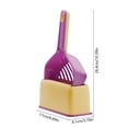 thumbnail image 3 of Steadline Plastic Cat Litter Scoop Pet Care Sand Waste Scooper Shovel Hollow Cleaning Tool Pet Supplies Easy to Clean Cat Litter Scoops Litter and Housebreaking Pet Supplies, 3 of 6
