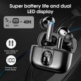 thumbnail image 3 of Auriculares inalámbricos Casan Bluetooth 5.3 40H Playtime IPX7, 3 of 8
