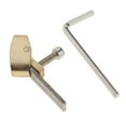 thumbnail image 3 of Brass plane Violin making luthier tool woodworking thumb plane shaver instruments Golden XXS, 3 of 9