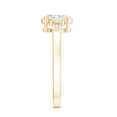 thumbnail image 4 of Rosec Jewels Lab Created Diamond Engagement Ring - 6X8 mm Oval, EF-VS Grade Certified, 10K Yellow Gold, US 8.50, 4 of 9