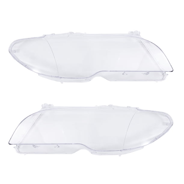 1 Par de Cubierta de Lente Claro de Faros Laterales Frontales para BMW E46 2003-2006 No.63127165908